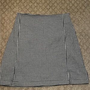 John Galt white and navy pencil skirt